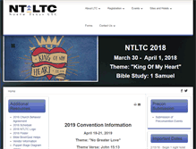 Tablet Screenshot of ntltc.org